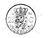 This rix-dollar of 1964 is now history. But this coin, all features can be clearly seen. In addition to the year 19 and 64, the value (2 and half), the dollar sign (case G) are the currency sign and currency master sign visible. The mint's mark is a fish as a symbol of Mint Master Dr. JWA van Hengel (from 1945 to 1969). The currency sign is the Mercury staff (from 1815 to present).